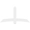 Ekena Millwork Bellingham Architectural Grade PVC Gable Bracket, 72"W x 39"H x 4"D x 6"F, 13/12 Pitch GBP072X39X0406BEL00 - alternate 4
